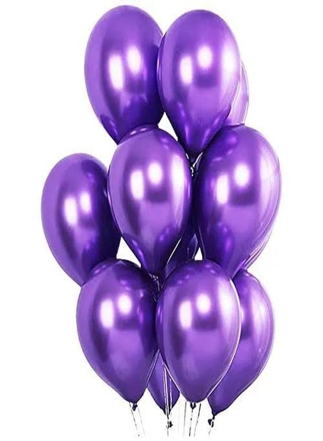SOI HD Rubber Purple White Gold Theme Metallic & Chrome Confetti Balloons Garland Arch Kit Decoration for Wedding/Bride to be Party/Birthday/Baby Shower Party Decorations (Purple, White, Gold) - Image 4